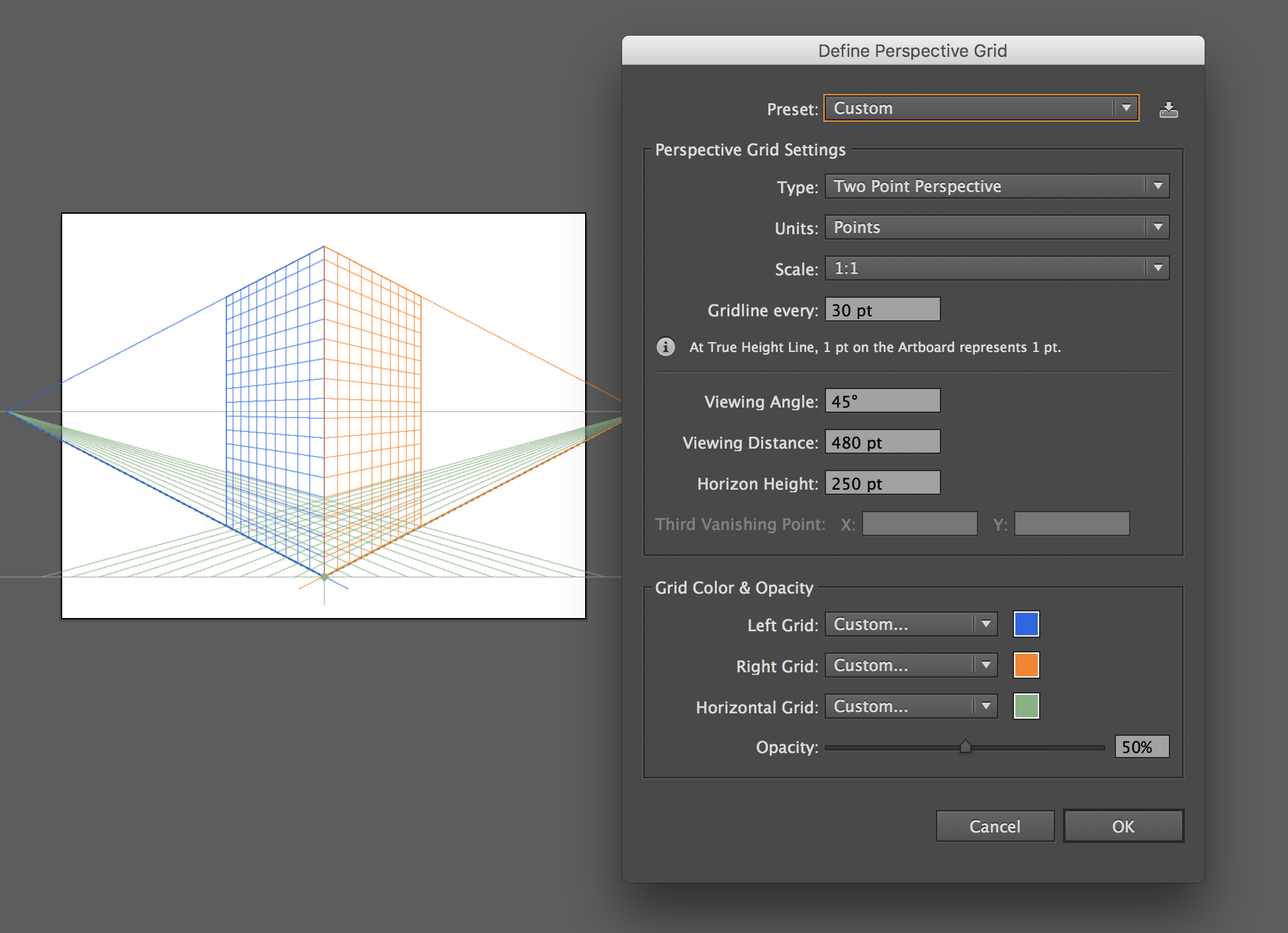 Perspective grid tool illustrator как убрать